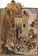 Sharafuddin Yazdi, Attack against the fort of Urganj